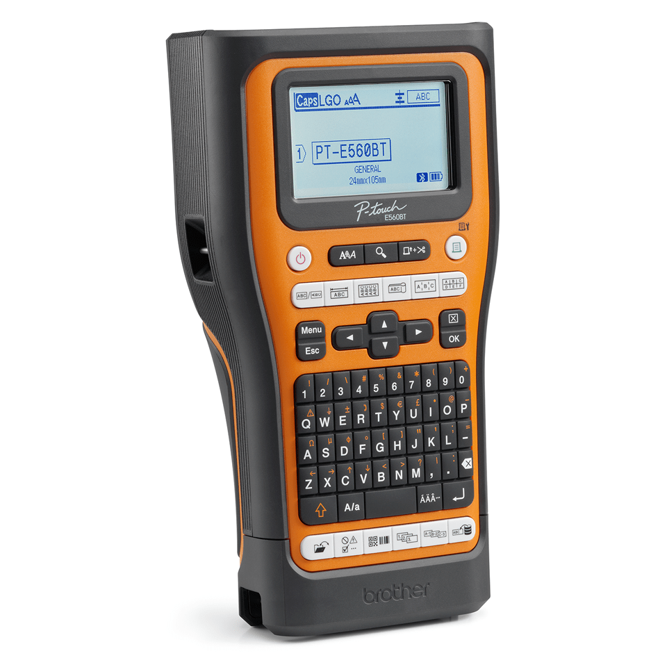 Brother PT-E560BTSP Professionell märkmaskin med integrerad Bluetooth, bärväska och 4 x TZe-tape 3